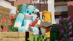 calico_cat canid canine canine_penis felid feline fox fur minecraft unfoe363