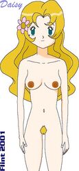 breasts color daisy_(pokemon) female female_only front_view hair human human_only nintendo nude pokemon sakura_(pokemon) solo tagme