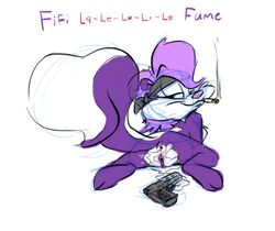 cigarette fifi_la_fume firearm gun ishoka smoking tagme tiny_toon_adventures