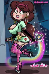 angie_diaz cosplay high_heels hoop_earrings hoop_earrings_oversized milf prostitute sandybelldf star_vs_the_forces_of_evil toonhouse