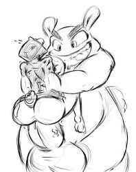 activision anthro arm_grab ass balls bianca_(spyro) big_balls big_breasts big_butt big_penis bodily_fluids breasts duo feet female forced genitals grin hi_res huge_balls huge_breasts huge_butt huge_cock hyper hyper_balls hyper_genitalia hyper_penis lagomorph leporid male male/female mammal monochrome nipples penis rabbit rape shinysteel sketch smile spyro_the_dragon sweat sweatdrop tongue tongue_out vaginal_penetration video_games