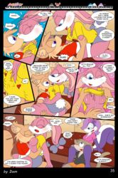 3_toes 4_fingers anthro babs_bunny breasts buster_bunny clothed clothing comic dam_(artist) dialogue english_text feet female fifi_la_fume fingers group hi_res lagomorph leporid male mammal mephitid page_35 plantigrade profanity rabbit skunk speech_bubble straight_hair text tiny_toon_adventures toes toons toony train vehicle warner_brothers