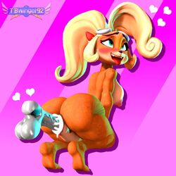 coco_bandicoot crash_(series) cum_in_pussy cum_inside floating_penis looking_pleasured tbwinger92