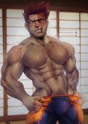 endeavor (my hero academia) from my hero academia by soynutts