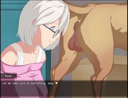 1dog 1girls animal_pee animated balls bestiality big_penis canine canine_anus canine_genitalia canine_penis clothed_female clothing dirty dirty_penis dog dog_anus dog_penis drinking_urine english_text fellatio game_cg genitals glasses hand_on_penis knot licking_smegma longer_than_30_seconds mp4 no_sound oral pee pee_drink peeing peeing_in_mouth peeing_inside penis penis_on_mouth pissing slice_of_venture_2 smegma smell smelly_ass smelly_cock smelly_penis sucking text uncensored urination urine video white_hair x-ray zoophilia