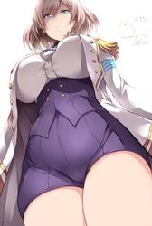 1girls big_breasts female female_focus female_only mujina short_hair ssss.dynazenon tagme thick_thighs tsukasawa_takamatsu