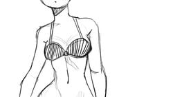 angry animated ass big_butt bikini confused female half_naked lowres sketch spank tagme telepurte video