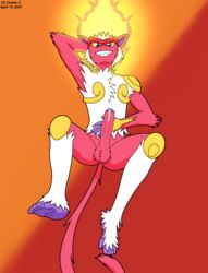 boner dustin_c erection fire game_freak gay infernape leaking_precum male male_only monkey nintendo penis penis_out pokémon_(species) pokemon pokemon_(species) precum primate shiny_pokemon solo solo_male video_game