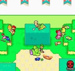 4boys 4girls :>= animated birdo lady_lima luigi mario mario_(series) mario_and_luigi:_superstar_saga mario_and_luigi_(series) mayin nintendo orgy pixel_art prince_peasley princess_peach queen_bean_(nintendo) straight tagme toadsworth