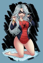 1girls 2021 bare_legs black_cat_(marvel) bottomless breasts felicia_hardy gatorchan hips hourglass_figure legs light-skinned_female light_skin lipstick long_hair marvel mask no_pants pearls sign signature spider-man_(series) superhero thick_legs thick_thighs thief thighs villain voluptuous white_hair wide_hips