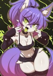 big_breasts breasts cleavage female furry hiel_(lucyfercomic) huge_breasts lucyfercomic tagme thick_thighs wide_hips