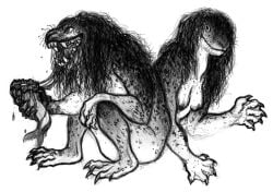 2025 anthro aquatic areola blood bodily_fluids breasts claws eating feet female fish gore harp_seal hi_res ink-the-artist mammal membrane_(anatomy) monochrome nipples nude pinniped seal teeth toes tongue traditional_media_(artwork) webbed_feet