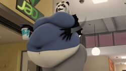bbw big_breasts breasts cleavage female furry huge_breasts kingofthekabuto overweight queenofthekabuto ssbbw tagme thick_thighs wide_hips