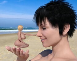 2girls 3d big_ass big_breasts big_thighs bikdingle breasts curvaceous curvy curvy_figure female giantess hips huge_ass huge_breasts huge_thighs large_ass large_breasts large_thighs light-skinned_female light_skin macro macro_female mature mature_female mini_giantess original original_character original_characters slim_waist tall tall_female thick thick_hips thick_legs thick_thighs thighs voluptuous waist wide_hips wide_thighs