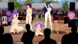 3d acerola_(pokemon) all_fours black_hair body_control bodyswap brainwashing cat_pose dark_skin exhibitionism eye_color_change fantina femsub flat_chest glasses glowing_eyes green_eyes hair_ornament hex_maniac huge_breasts hypnosis kneeling light_skin long_hair mind_control multiple_girls multiple_subs nude open_mouth phoebe_(pokemon) pokemon pokemon_(creature) pokemon_black_and_white pokemon_diamond_pearl_and_platinum pokemon_ruby_sapphire_and_emerald pokemon_sun_and_moon pokemon_x_and_y possession pubic_hair purple_hair seductive_smile shauntal_(pokemon) short_hair small_breasts spiritomb tongue tongue_out very_long_hair worldender