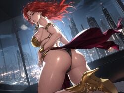 ai_generated mara_jade_skywalker red_body slave_bikini star_wars
