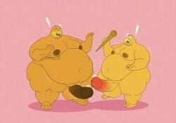 artist_request bbm big_moobs big_penis cleavage huge_cock hyper_penis moobs nipples overweight penis tagme thick_thighs wide_hips
