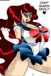 bishoujo_senshi_sailor_moon cleavage huge_breasts queen_beryl sailor_collar sailor_senshi_uniform sailor_uniform tagme thick_thighs