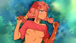ai_assisted ai_generated everlasting_summer female nude_filter third-party_edit ulyana_(everlasting_summer) ussr-tan