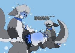 abdominal_bulge absurd_res anthro baishu black_body black_fur blue_eyes blue_tongue blush bodily_fluids brother_(lore) brother_and_sister_(lore) by_moan claws collar daughter_(lore) digit_ring ears_down english_text eye_scar facial_scar fan_character fangs father_(lore) father_and_child_(lore) father_and_daughter_(lore) female fur fur_markings genital_fluids grey_body grey_fur group hair heart_symbol heterochromia hi_res holding_head inbreeding incest_(lore) jewelry lagomorph leporid long_hair made_in_abyss male male/female mammal markings mochiri_(by_chu_kabsfy) mother_(lore) mother_and_child_(lore) mother_and_daughter_(lore) narehate parent_(lore) parent_and_child_(lore) parent_and_daughter_(lore) pawpads pivoted_ears precum rabbit ring sato_(kabsfy) scar sibling_(lore) simple_background sister_(lore) size_difference tail tail_tuft teeth text tongue tongue_out tremble_lines tremble_spikes trio tuft vaginal_fluids wedding_ring white_body white_fur wife