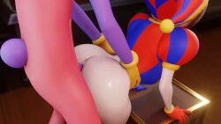 3d 3d_animation animated iheartvoiceover jax_(the_amazing_digital_circus) lehornysfx opennsfwsp pomni_(the_amazing_digital_circus) sound tagme the_amazing_digital_circus video waosart