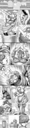cum cum_in_mouth cum_inside devouring_cock double_deck ejaculation fellatio irrumatio kissing mario_(series) oral piranha_plant piranha_plant_girl plant_girl tagme tall_image