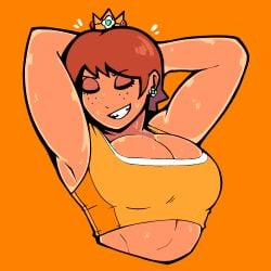 princess daisy from mario (series) by cdlum