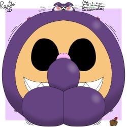 1:1 2026 absurd_res anthro aroused balls balls_expansion bandai_namco belly belly_expansion beverage beverage_can big_balls big_belly big_cheeks big_penis blush body_inflation border burping cheek_expansion claws colored confusion dialogue digimon digimon_(species) digital_media_(artwork) english_text expansion front_view genital_expansion genitals glans green_eyes hi_res huge_balls huge_belly huge_cheeks huge_cock hyper hyper_balls hyper_belly hyper_cheeks hyper_genitalia hyper_inflation hyper_penis immobile impmon inflation looking_down looking_down_at_self male motion_lines open_mouth penis penis_expansion pink_background pink_glans puffed_cheeks purple_body purple_ears reathe red_mouth red_tongue round_body shaded sharp_teeth signature simple_background soda solo spherical_inflation sunken_limbs swelling teeth text tongue white_border