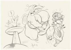 avian barefoot big_breasts big_penis bird birdbath breasts clothed clothing curly_hair determined falcon falconid feet female generation_1_pokemon genitals gyrfalcon hair hi_res huge_breasts huge_cock hyper hyper_genitalia hyper_penis male muscular nintendo nipples nondelismell overweight penis pidgeot pokemon pokemon_(species) rosa_pyle running seth_grayson solo surprised tail taking_off_pants taking_off_shirt thick_thighs topless undressing wide_hips
