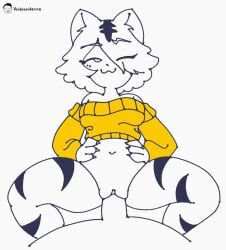 animated anthro anthro_penetrated belly_button big_penis big_thighs blank_background blinking bottomless claws eyebrows eyebrows_visible_through_hair eyelashes faceless_male fat_cock hands_on_hips looking_up male/female penetration penis penis_in_pussy pussy pussy_juice pussy_juice_drip rishmimu sex sharp_claws smug smug_face smug_grin smug_smile squat squatting squatting_cowgirl_position suzu_(rishmimu) tiger_ears tiger_girl tiger_stripes tummy vagina vaginal_fluids vaginal_insertion vaginal_penetration vaginal_sex voider_(artist) voiderino voidovoiderino white_background white_body white_fur yellow_sweater
