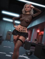 grace ashcroft from resident evil by giorgio rendering