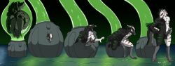 absurd_res anthro artificial_birth biral bird_wyvern birth birth_pod bodily_fluids bubble capcom clone_birthing cloning_device cloning_machine cloning_tank containment_tube cum cum_on_ground curled_up dripping ejaculation emerging genital_fluids genitals green_liquid hi_res incubation laboratory laboratory_equipment laboratory_glassware latex liquid_latex male mewtwo's_lab mewtwo_clone_machine monster_hunter pod pokemon_the_first_movie scientific_instrument seikret slime solo stasis_chamber test_tube tube whitephoenix52