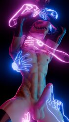 3_fingers 3d_(artwork) 9:16 abs alien anthro arm_grab armwear athletic athletic_anthro athletic_male balls churledbovine claws clothing colored digital_media_(artwork) disembodied_hand elbow_gloves erection finger_claws fingers genitals gloves grope halo_(series) handwear hi_res human humanoid_genitalia humanoid_hands humanoid_penis ibie'shan kig-yar latex latex_armwear latex_clothing latex_elbow_gloves latex_gloves latex_handwear latex_legwear latex_thigh_highs legwear low-angle_view male male_only mammal microsoft penis quill_hair restrained_arms scales scalie sharp_teeth solo tan_body tan_scales teasing teeth thigh_highs translucent translucent_hand xbox_game_studios