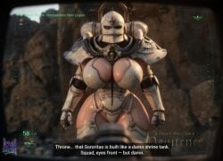 3d 3d_render absurd_res adepta_sororitas ai_assisted ai_generated armageddon_steel_legion armor astra_militarum athletic_female big_breasts bikini_armor boob_window breasts cinematic_lighting curvaceous curvy detailed detailed_background dialogue dominant_female dominatrix dommy_mommy female front_view garter_belt garter_straps gauntlets glossy glossy_body gloves guardsman_(warhammer_40k) helmet high_quality high_resolution highleg_leotard highres holy hud imperium_of_man kneehighs large_ass legwear lewdstein looking_at_viewer mechanical muscular_female oiled oiled_body oiled_skin order_of_the_sacred_rose partially_clothed pauldrons penitence pov power_armor religion revealing_clothes shoulder_pads sister_of_battle solo solo_female standing strong_female subtitled thicc thick_thighs thighhighs thighs toned toned_female unseen_female_face voluptuous warhammer_(franchise) warhammer_40k wide_hips