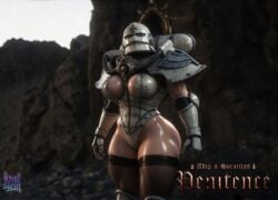 3d 3d_render absurd_res adepta_sororitas ai_assisted ai_generated armor athletic_female big_breasts bikini_armor boob_window breasts cinematic_lighting curvaceous curvy detailed detailed_background dominant_female dominatrix dommy_mommy female front_view gauntlets glossy glossy_body gloves helmet high_quality high_resolution highres holy imperium_of_man kneehighs large_ass legwear lewdstein looking_at_viewer mechanical muscular_female oiled oiled_body oiled_skin order_of_the_sacred_rose partially_clothed pauldrons penitence power_armor religion revealing_clothes shoulder_pads sister_of_battle solo solo_female standing stockings strong_female thicc thick_thighs thighhighs thighs toned toned_female unseen_female_face voluptuous warhammer_(franchise) warhammer_40k wide_hips