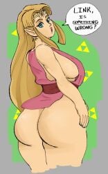princess zelda from a link between worlds by fullonchubb