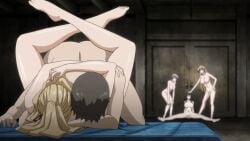 1boy 2d 2d_(artwork) 4girls after_rape after_sex animated arm_support assisted_sex barefoot basement betrayal big_breasts black_hair blonde_hair breasts brown_hair cheating cheating_husband completely_nude cucked_by_bestfriend cucked_by_friend cuckquean cum dilated_pupils ebihara_urara embrace embracing female forced_to_watch fucked_senseless fucked_silly hi_res highres hugging husband_and_wife ichinose_anna ichinose_riko indoors infidelity long_hair male mating_press mattress mature mature_female milf missionary missionary_position multiple_females multiple_girls navel netorare no_clothes ntr nude nude_female nude_male okita_asuka pregnant purple_hair ran_sem ran_sen_hakudaku_delmo_tsuma_no_miira_tori rin_x_sen rin_x_sen_+_ran_-_sem_cross_mix sex short_hair siblings sisters straight tomoyuki_kaji unfaithful voyeur voyeurism watching watching_from_afar watching_sex