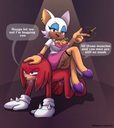knuckles the echidna from sega by miguel layme