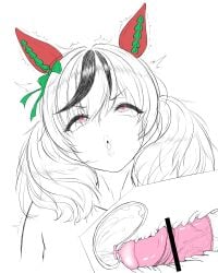 broken_condom cum_in_pussy neko4xmata_(mao_zhuo) nice_nature_(umamusume) tongue_out umamusume umamusume_pretty_derby