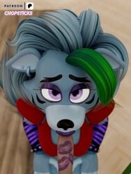 3d 3d_render blender blender_(software) coolioart cyberwolf cyberwolf200518 five_nights_at_freddy's five_nights_at_freddy's:_security_breach human kiss_mark_on_penis render roxanne_wolf_(coolioart) roxanne_wolf_(fnaf) scottgames steel_wool_studios straight