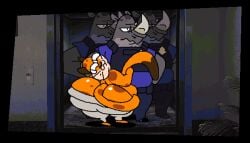 1_horn 2026 2d_animation 3_fingers 3_toes anal anal_sex animated anthro anthro_on_anthro anthro_penetrated anthro_penetrating anthro_penetrating_anthro ass balls belly benjamin_clawhauser big_balls big_belly big_butt big_cheeks big_penis black_nose bodily_fluids bottom_heavy bottomwear bottomwear_down bouncing_butt breasts brown_spots canid canine canis cheetah clenched_teeth clothed clothing colored cum cum_in_ass cum_in_mouth cum_inside cum_meter digital_media_(artwork) disney ejaculation elevator erection european_rabbit facial_horn feet felid feline fellatio fingers flat_colors fox frame_by_frame fur genital_fluids genitals glans grey_balls grey_body grey_bottomwear grey_clothing grey_fur grey_glans grey_pants grey_penis grey_skin group group_sex horn hot_dogging huge_belly huge_butt huge_cock humanoid_genitalia humanoid_penis inflation judy_hopps lagomorph leporid long_tail male male/male male_penetrated male_penetrating male_penetrating_male mammal markings masturbation moobs multicolored_body multicolored_skin multiple_scenes navel nick_wilde nose_horn nude oral oral_penetration orange_body orange_fur orange_tail oryctolagus overweight overweight_anthro overweight_male pants pants_down pants_only partially_clothed pear-shaped_figure penetration penile penile_masturbation penis police pupils rabbit red_fox red_tongue rhinoceros sex shocked simple_background slit_pupils spitroast spots spotted_body superiorfox tail tail_pull tan_body tan_fur tan_skin teeth threesome toes tongue tongue_out tongue_out_fellatio topless topless_anthro topless_male topwear true_fox two_tone_tail whiskers white_sclera wide_hips x_navel zootopia