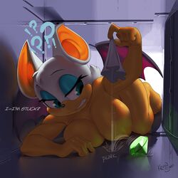 rouge the bat from sonic (series) by kevinsano