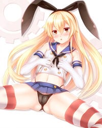 female female_only hair kantai_collection shimakaze_(kantai_collection) solo yadzuka