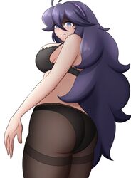 big_breasts clothed_female female female_focus female_only hex_maniac kiteman442 long_hair pokemon solo_female solo_focus