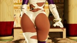 1girls 3d animated blender capcom dancing dark-skinned_female dark_skin fap_to_beat female female_only huge_ass human loop menat mp4 mrlolzies101 mummy mummy_costume music shaking shaking_butt solo solo_female solo_focus sound street_fighter street_fighter_v teasing video