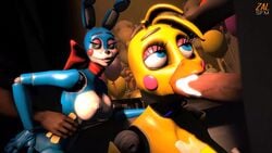 3d ambiguous_penetration animated animatronic avian blue_eyes blush_stickers breasts bunny cum cum_in_mouth cum_inside deep_throat edit erection eyelashes faceless_male fellatio female five_nights_at_freddy's five_nights_at_freddy's_2 foursome green_eyes hand_on_head high_resolution human irrumatio lagomorph large_breasts machine male moaning multiple_females nipples oral oral_sex penetration robot robot_girl scottgames sex sound straight technophilia toy_bonnie_(fnaf) toy_chica_(fnaf) video wide_eyed zalsfm