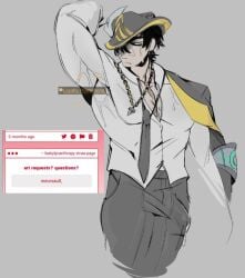 meursault (limbus company) from limbus company by leakylycan