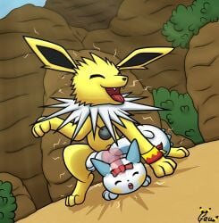 absurd_res animal_genitalia animal_penis armband big_dom_small_sub bodily_fluids bow_ribbon cache_(pachirisu) canid canine canine_genitalia canine_penis closed_eyes cum cum_inside digital_media_(artwork) doggy_style dominant duo dutch_angle eeveelution electricity everstone_guild female female_penetrated feral feral_on_feral feral_penetrated feral_penetrating from_behind_position front_view gau_(artist) generation_1_pokemon generation_4_pokemon genital_fluids genitals hi_res jewelry jolteon knot knotted_penis knotting larger_male looking_pleasured male male/female male_penetrating mammal mountain mountain_range naga_(gau) necklace nintendo open_mouth orgasm orgasm_face pachirisu penetration penile penis plant pokemon pokemon_(species) pokemon_mystery_dungeon rodent sciurid sex shrub size_difference sparks spike_chunsoft spikes squirrel story story_at_source story_in_decription tail teeth tongue tongue_out tree_squirrel vaginal_penetration x-ray_view