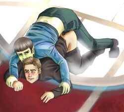 james_t._kirk spock star_trek tagme yaoi