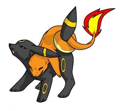 black_fur charmander color eeveelution fire fur interspecies male male/ambiguous nintendo nude pokemon pokemon_(species) pokemon_gsc pokemon_rgby tagme tail tail_fire tail_wrap umbreon